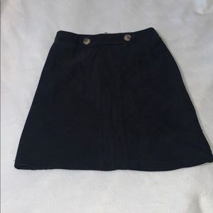NEW LF E-Lady Black Corduroy Skirt